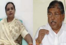 यशोमती ठाकूर यांनी मंत्रीमंडळातील पदाचा राजीनामा दयावा: आ चंद्रकांतदादा पाटील