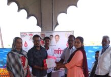 कृष्णाई सोशल फाउंडेशनच्या सहकार्याने छगन भुजबळ यांच्या वाढदीवसानिमित्त रक्तदान शिबीर