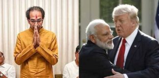 ‘बरे झाले, दळभद्री डोनाल्ड ट्रम्पचे पाय शिवरायांच्या महाराष्ट्राला लागले नाहीत’ शिवसेनेने मोदींवर डागली तोफ