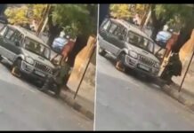 पहा कशी झाली ‘त्या’ स्कॉर्पिओ कारची चोरी