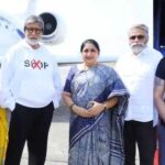 महानायक अमिताभ बच्चन आणि अजय देवगण चक्क बारामती विमानतळावर