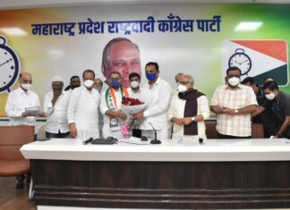 ‘या’ काँग्रेसच्या माजी आमदाराचा जयंत पाटलांच्या उपस्थितीत राष्ट्रवादीत प्रवेश
