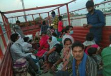 परप्रांतीय कामगार परतीच्या मार्गावर …..