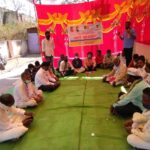 वंचित बहुजन आघाडी च्या वतीने मेहकर उपविभागीय अधिकारी यांच्या कार्यालयासमोर धरणे आंदोलन