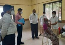कोरोना परिस्थितीचा व लसीकरणाचा आढावा घेण्यासाठी केंद्रिय पथकाची वाशिमला भेट